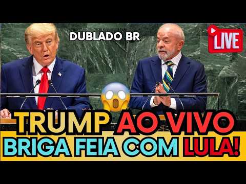🚨DUBLARO BR: TRUMP FAZ PRONUNCIAMENTO NO ONU E RESPONDE INDIRETA DE LULA "O BRASIL É C0MU$...."