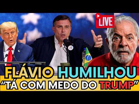 FLÁVIO REVELA SEGREDO SUJO DE LULA “É POR ISSO QUE ELE TEM MEDO DO TRUMP”