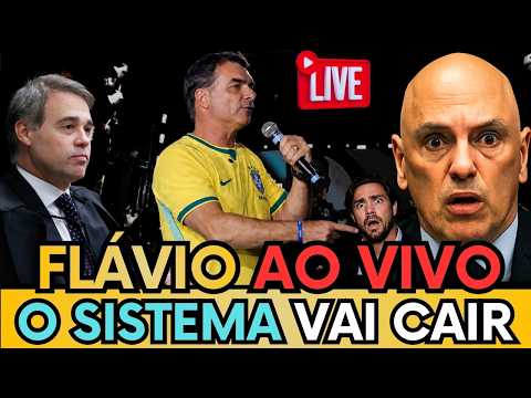 🚨AO VIVO: FLÁVIO FAZ LIVE EM APOIO A ANDRE MENDONÇA E PEDE O IMPEACHMENT DE MORAES!