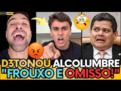 🚨 “LEÃO NAS REDES, GATINHO EM BRASÍLIA!” NIKOLAS HUMILHA PRESIDENTE DO SENADO