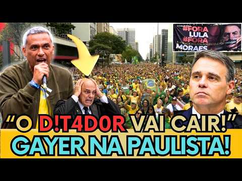 🔴🇧🇷 "VOCÊ NÃO ESTÁ SOZINHO" GAYER MANDA RECADO COM MULTIDÃO DE PATRIOTAS PARA ANDRÉ MENDONÇA!