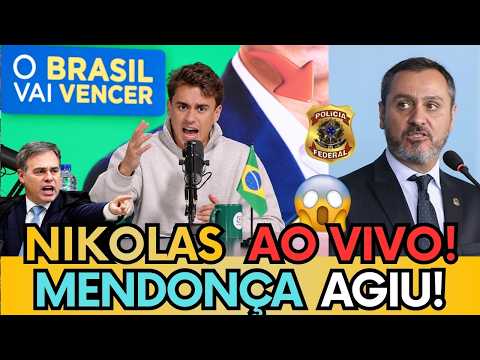 🚨AO VIVO: NIKOLAS REAGE AOAFASTAMENTO DO DIRETOR DA PF POR ANDRE MENDONÇA! "ESTAMOS JUNTOS COM ELE"
