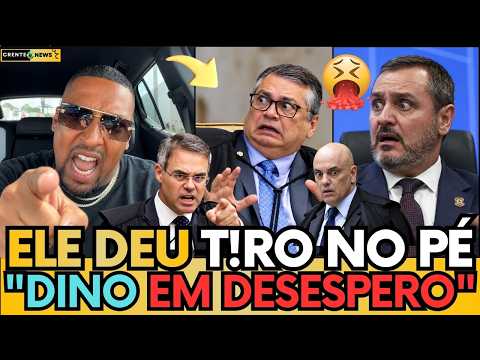 🚨GU3RRA PESADA NO STF! INFLUENCIADOR DE DIREITA REAGE À DECISÃO DE DINO E EXPLOD3 CONTRA O MINISTRO