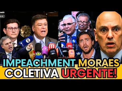 🚨 URGENTE:CARLOS VIANA E SENADORES PEDEM IMPEACHMENT DE MORAES APÓS CONVERSAS VAZADAS COM VOCARO