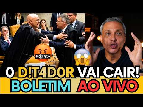 🚨BOLETIM DA NOITE: GAYER REVELA DESESPERO DO STF APÓS CONVERSAS VAZADAS "O D!T4D0R VAI CAIR HOJE"