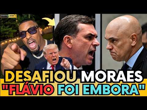 🚨URGENTE! FLÁVIO BOLSONARO DEIXA O BRASIL RUMO AOS EUA "TRUMP DARÁ ASILO POLÍTICO"