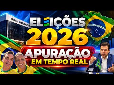 🚨SUPERLIVE ELEIÇÕES 2026: APURAÇÃO E RESULTADO EM TEMPO REAL COM COMENTÁRIO ASSISTA AO VIVO!