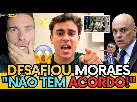 🚨É INEGOCIÁVEL! NIKOLAS FERREIRA DESAFIA MORAES E PARALISA A INTERNET