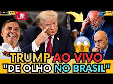🚨DUBLADO BR: TRUMP DESAFIA MORAES E DIZ QUE ELE NÃO VAI PRENDER EDUARDO BOLSONARO! "ESTOU VENDO" 1 🚨DUBLADO BR: TRUMP DESAFIA MORAES E DIZ QUE ELE NÃO VAI PRENDER EDUARDO BOLSONARO! "ESTOU VENDO"