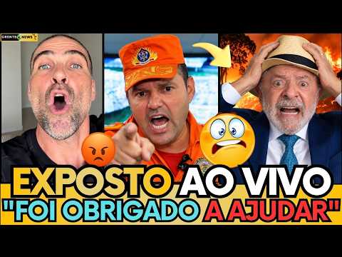 🚨LULA FOI OBRIGADO A REAGIR? BOMBEIRO EXPÕE NEGATIVA DE AJUDA E GERA REVOLTA!