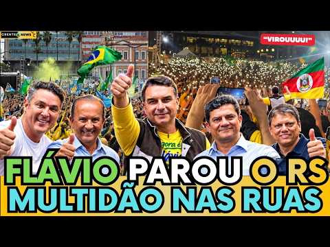 🚨IMPRESSIONANTE! O QUE ACONTECEU NO ATO DE FLÁVIO BOLSONARO NO RS!