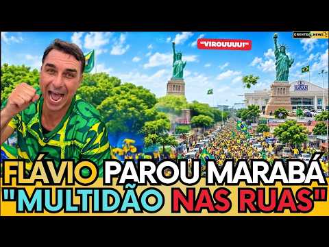 🚨 IMAGENS FORTES! O QUE FLÁVIO BOLSONARO FEZ EM MARABÁ CHOCA A TODOS! 🇧🇷