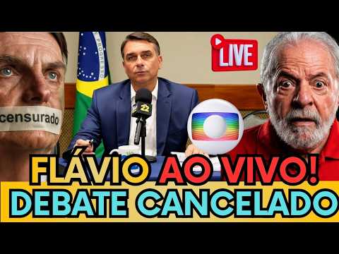 🚨 FLÁVIO FAZ LIVE URGENTE E EXPÔS LULA FUGIU DO DEBATE E FEZ ACORDO COM A GLOBO "ELE TEM MEDO!"