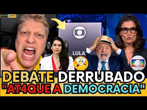 🚨CENÁRIO POLÍTICO EM CRISE: GLOBO CANCELA DEBATE E MARCEL VAN HATTEM MANDA A REAL