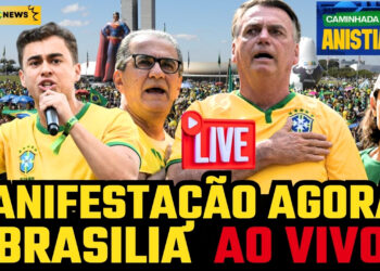 ASSISTA AGORA A MANIFESTAÇÃO A FAVOR DA ANISTIA AO VIVO EM BRASILIA