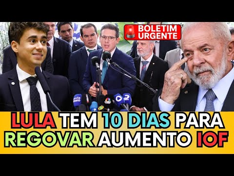HUGO MOTTA DÁ 10 DIAS PARA GOVERNO LULA REVOGAR AUMENTO DE IOF!