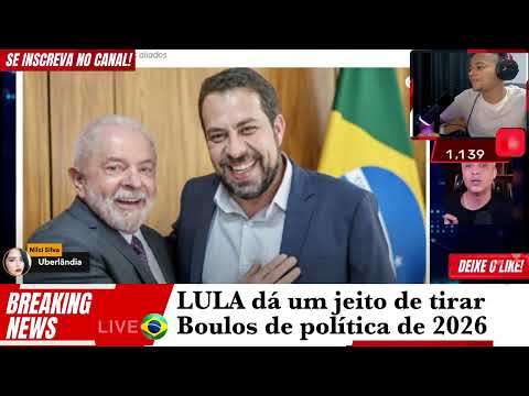 😱 LULA PLANEJA DEIXAR BOULOS FORA DAS ELEIÇÕES? ENTENDA O PLANO!
