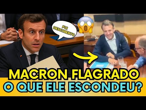 🚨 MACRON E LÍDERES FLAGRADOS COM DOCUMENTO MISTERIOSO NA MESA! 😱