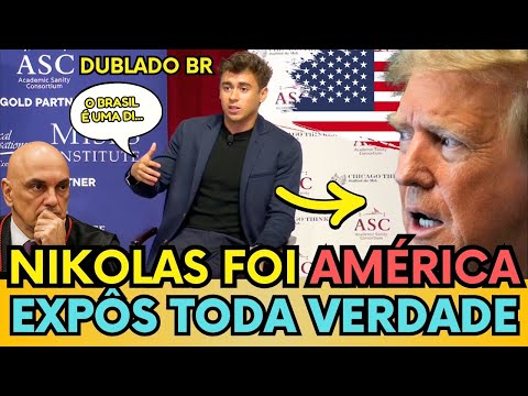 🚨POLÊMICA EM CHICAGO! NIKOLAS MANDA A REAL SOBRE O BRASIL NOS EUA  EM DISCURSO IMPACTANTE #bolsonaro