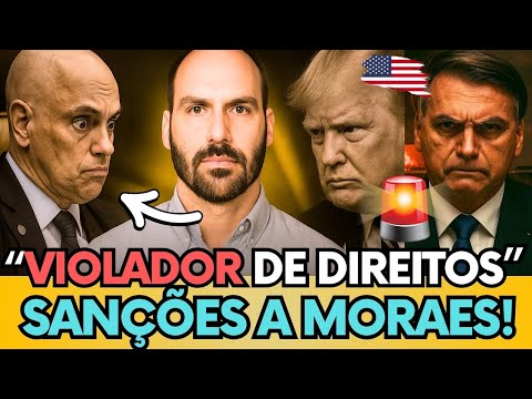 💥 EUA PODEM SANÇÃO MORAES? "VIOLADOR DE DIREITOS HUMANOS!" #bolsonaro