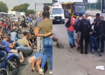Caos na Segurança do Rio, Tiroteio deixa 2 baleados dentro de ônibus