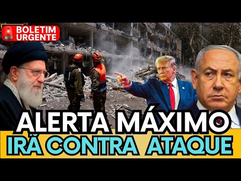 🚨URGENTE: IRÃ RESPONDE TRUMP E LANÇA 30 MÍSSEIS CONTRA ISRAEL TENSÃO MUNDIAL AUMENTA!