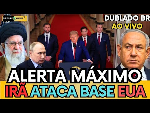 🚨IRÃ DESAFIA TRUMP E ATACA BASES DOS EUA E IRONIZA  ATAQUE "MUITO FRACO" #trump #israel