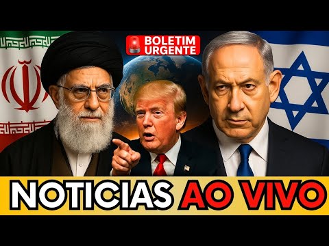 🚨GIRO DE NOTICIAS: TRUMP ANÚNCIA CESSAR FOGO ENTRE CONLFITO IRÃ E ISRAEL, O QUE VAI ACONTCER?#israel