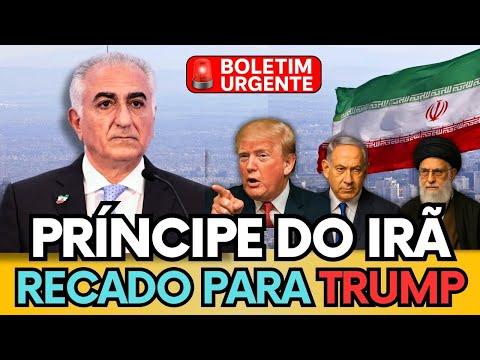🚨 PRÍNCIPE DO IRÃ DESAFIA TRUMP E FAZ PRONUNCIAMENTO POLÊMICO, O QUE VAI ACONTCER?#trump #israel