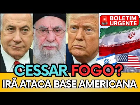 🚨URGENTE: BASES AMERICANAS FORAM ATACADAS POR MILÍCIAS IRANIANAS  APÓS CESSAR FOGO DE TRUMP!