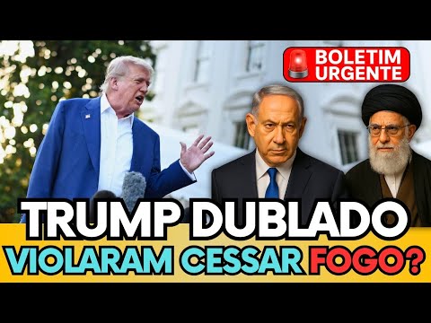 🚨URGENTE: TRUMP FAZ COMUNICADO E DIZ QUE O CESSAR FOGO VAI ACONTENCER!- TRUMP DUBLADO #bolsonaro