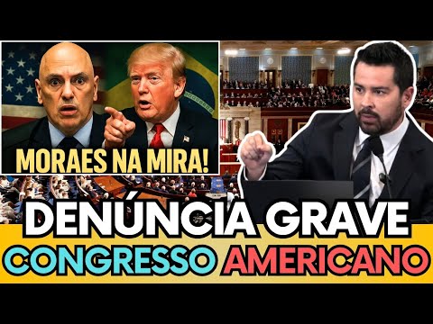 PAULO FIGUEIREDO FAZ DENÚNCIA GRAVE NO CONGRESSO AMERICANO E EXPÔS PERSEGUIÇÃO DE MORAES