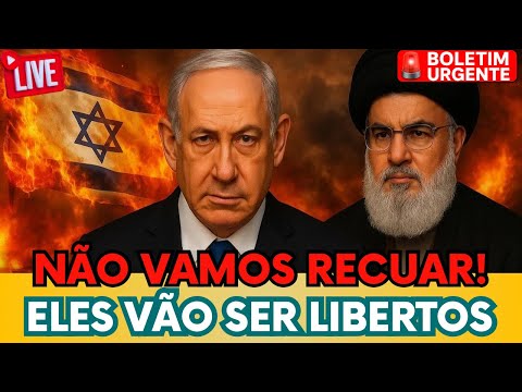 🚨 NETANYAHU PROMETE DERROTAR O HAMAS E SALVAR OS REFÉNS! 🔥🇮🇱 1 🚨 NETANYAHU PROMETE DERROTAR O HAMAS E SALVAR OS REFÉNS! 🔥🇮🇱