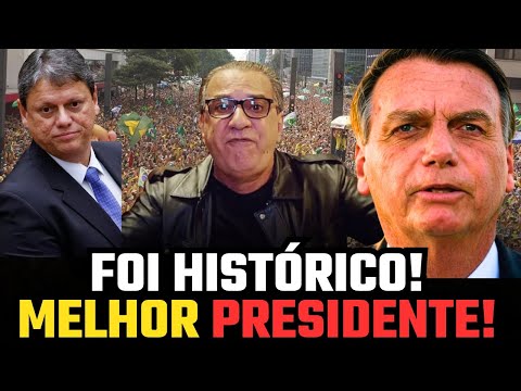 🚨 TARCÍSIO ELOGIA PRESIDENTE QUE MUDOU O BRASIL!