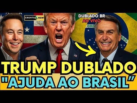 🚨 TRUMP E MUSK FAZEM COLETIVA DIRETO DA CASA BRANCA - AJUDA A BOLSONARO? #bolsonaro #trump