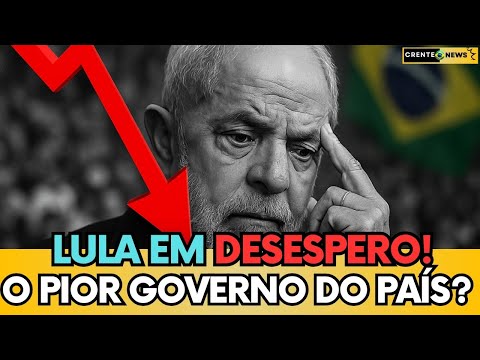 "🚨 CHOQUE NACIONAL: Desaprovação de Lula BATE 56%! O Brasil FINALMENTE acordou? 😱"