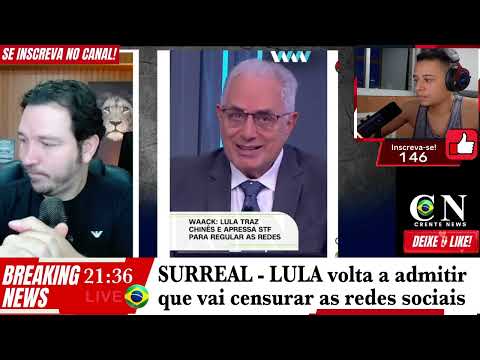 "🚨 BOMBA: Lula ADMITE que quer REGULAR as Redes Sociais no Brasil! 😱"