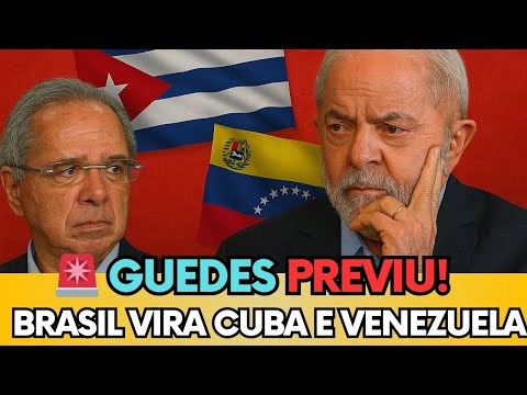 ⚠️ GUEDES AVISOU HÁ 2 ANOS: BRASIL A CAMINHO DE VIRAR UMA CUBA OU VENEZUELA!