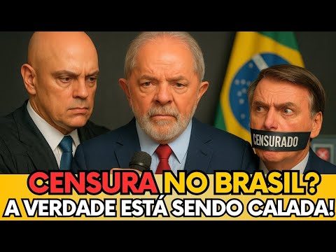 🚨 A VERDADE NÃO CHEGA MAIS! A MENSAGEM ESTÁ SENDO CENSURADA NO BRASIL!