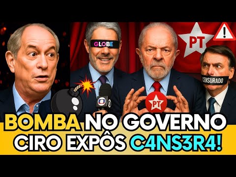 CIRO GOMES EXPÕE R0UBALHEIR4 DO PT! LUL4 TENTA CALÁ-LO COM UM PROCESSO! #política
