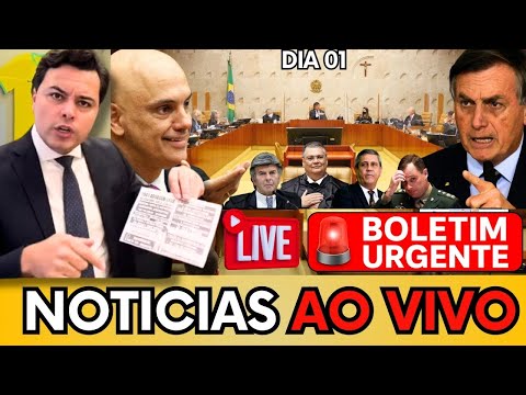 🔴 BOLETIM URGENTE: O QUE VAI ACONTECER AGORA?  STF JULGA  "TENTATIVA DE GOLPE"! #bolsonaro #stf