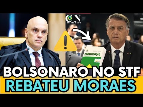🔥BOLSONARO ENFRENTA MORAES E QUEBRA O SILÊNCIO NO STF! 🔥 #bolsonaro