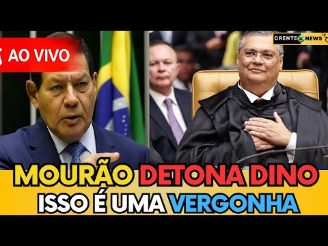 🚨 ÚLTIMA HORA: FLÁVIO DINO DESMASCARADO AO VIVO! MOURÃO REAGE COM TEXTO FORTE!