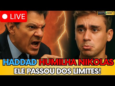 🔥 VERGONHA! TAXADDED AGRIDE VERBALMENTE NIKOLAS FERREIRA! POLÍTICA EM POLVOROSA!