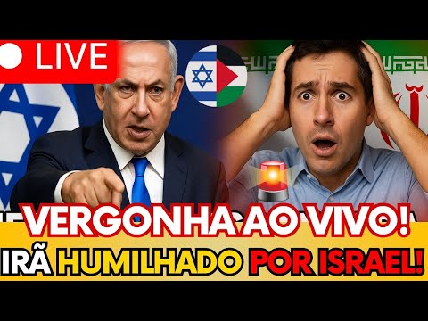 🔴 NETANYAHU ESCANCARA FRAQUEZA DO IRÃ EM COMUNICADO URGENTE!