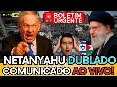 🚨 NETANYAHU DUBLADO - IRÃ VOLTA ATACAR JERUSALÉM - ATUALIZAÇÕES AO VIVO #israel