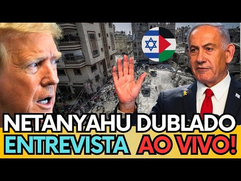 🚨AO VIVO: NETANYAHU DUBLADO - "TRUMP COMUNICA QUE POPULAÇÃO DO IRÃ DEVE DEIXAR A CIDADE!  " #israel