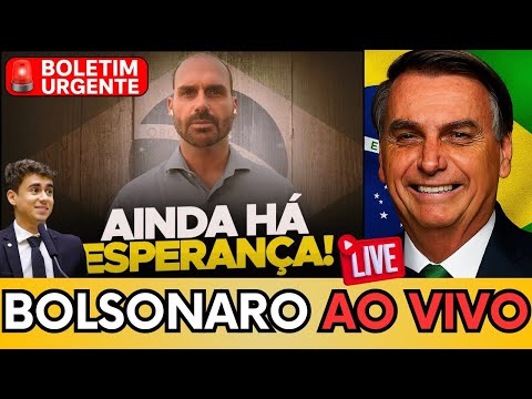 🔴 AO VIVO:EDUARDO BOLSONARO REVELA POSSIVÉL AJUDA DE TRUMP EM 2026!#bolsonaro #política