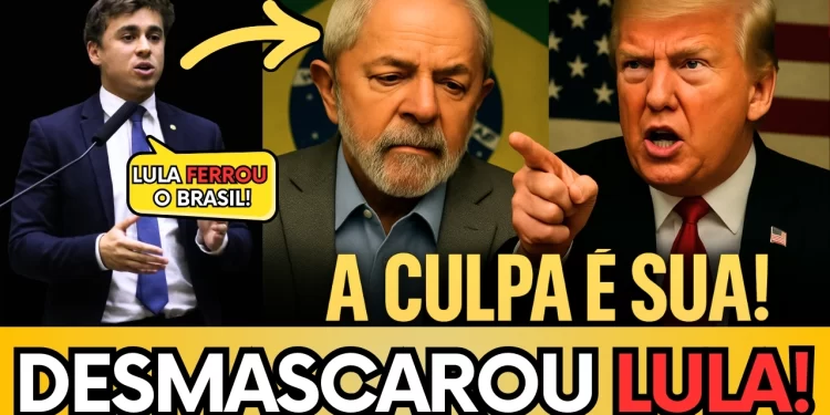 “LULA FERROU O BRASIL” NIKOLAS REVELA DE QUEM É A CULPA DAS TARIFAS DE TRUMP!