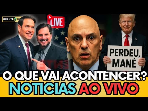 🔴 BOLETIM URGENTE: TRUMP SANCIONA MORAES E ALIADOS, O QUE VAI ACONTECER? -TRUMP DUBLADO BR